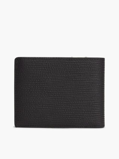 Negru Portofel Bifold TH Business Din Piele  Barbati