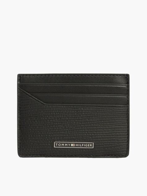 Negru Portcard TH Business Din Piele  Barbati