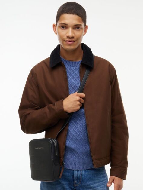 Negru Bag Geanta Reporter Crossbody TH Business   Barbati