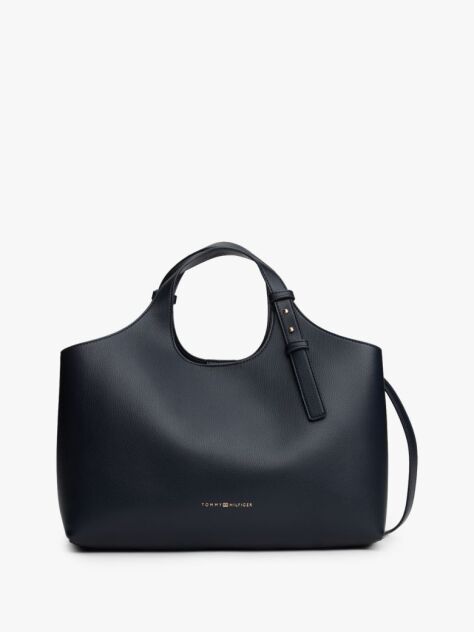 Blue TH Logo Satchel  Women