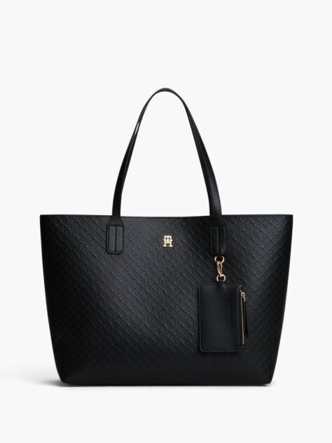 Negru Geanta Tote Cu Portofel Hilfiger Icon  Femei