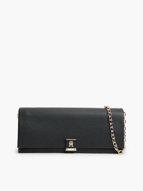 Negru Geanta Clutch Heritage Cu Monograma TH  Femei