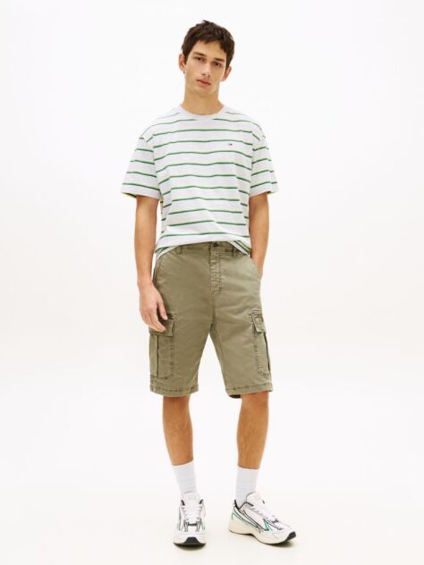 Green Otis Washed Cargo Shorts  Men