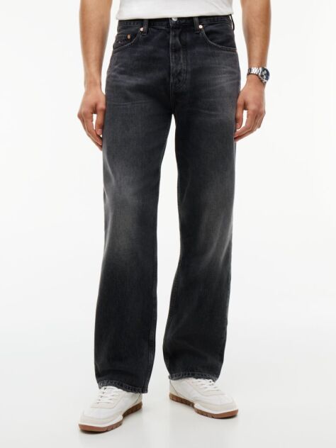Denim Otis Straight Faded Black Jeans  Men