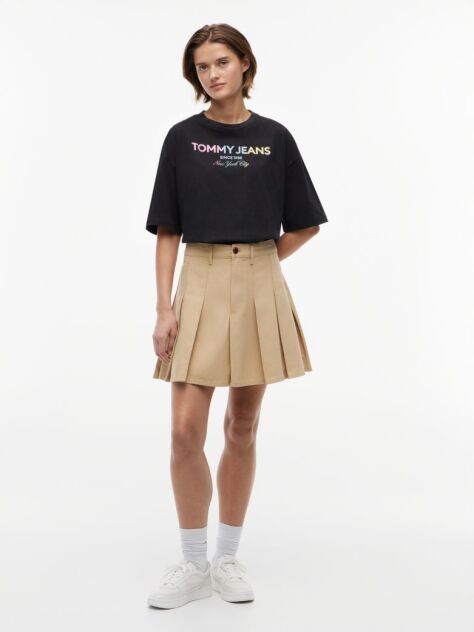Black Washed Oversized Jersey T-Shirt  Women