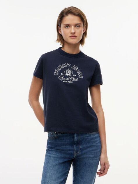 Blue Regular Heritage Logo T-Shirt  Women