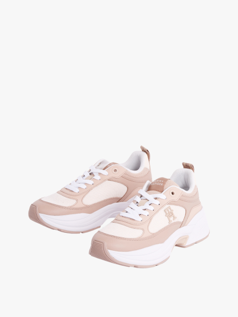 Multi Pantofi Sport Chunky Din Piele Cu Texturi Mixte  Femei
