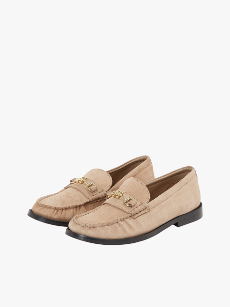 Roz Loaferis Din Piele Intoarsa Cu Detaliu Horsebit  Femei