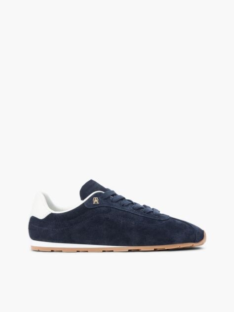 Blue Adidasi Din Piele Suede Cu Monograma TH Low Profile  Femei