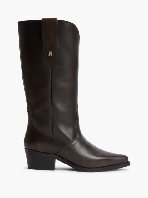 Maro Cowboy Din Piele Cu Monograma TH  Femei