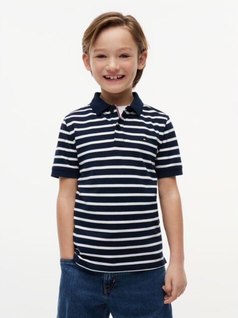 Multi Essential Flag Embroidery Regular Fit Polo  Boys