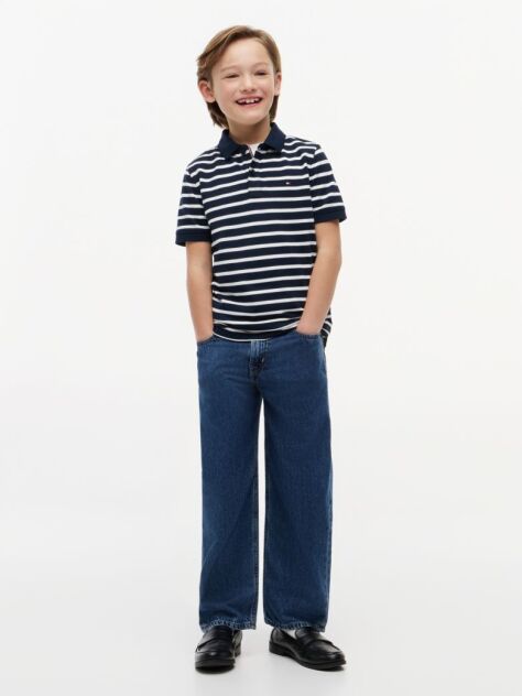 Multi Essential Flag Embroidery Regular Fit Polo  Boys