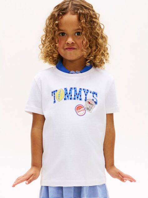 Alb Tricou Cu Logo Fructe  Fete