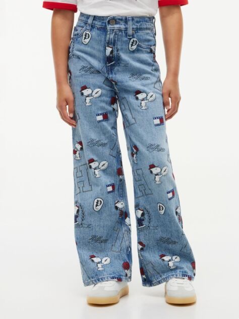 Denim Mabel High Rise Wide Leg Peanuts® Jeans  Girls