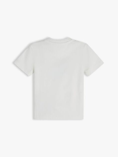 Alb T-Shirt Cu Model De Barca Graphic  Nou nascuti