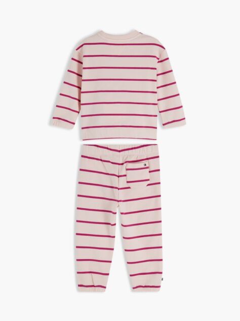Multi Heart Flag Sweatshirt And Joggers Set  Newborn