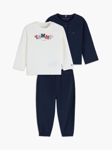 Blue Set Cu T-Shirt Cu Maneca Lunga Si Croiala Lejera  Nou nascuti
