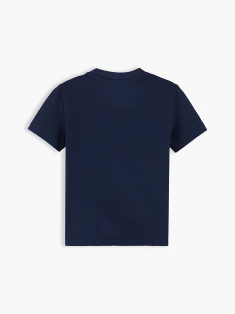Blue T-Shirt Cu Guler Rotund Si Logo  Nou nascuti