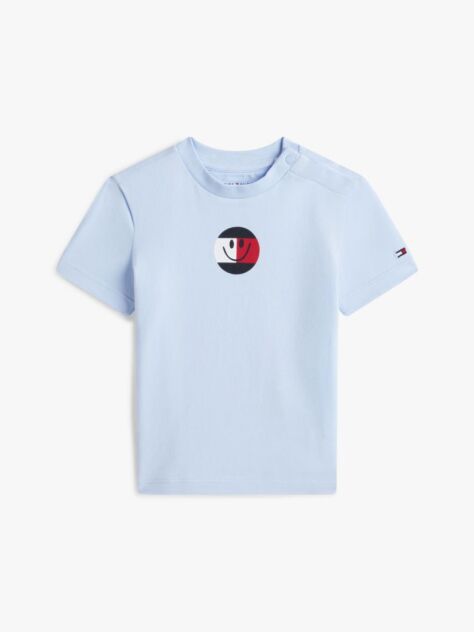 Blue Smiley Logo Jersey T-Shirt  Newborn