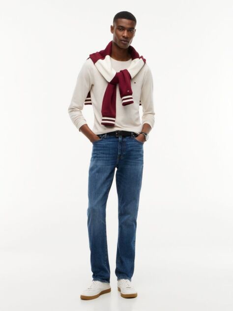 Beige Long Sleeve Extra Slim Fit T-Shirt  Men