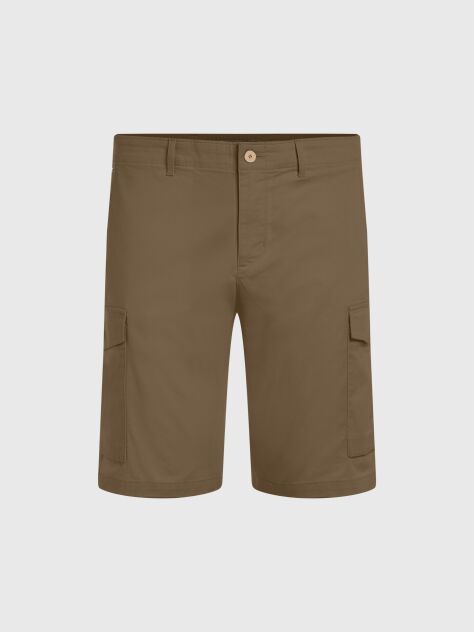 Khaki Pantaloni Scurti Cargo Din Twill 1985 Collection  Barbati