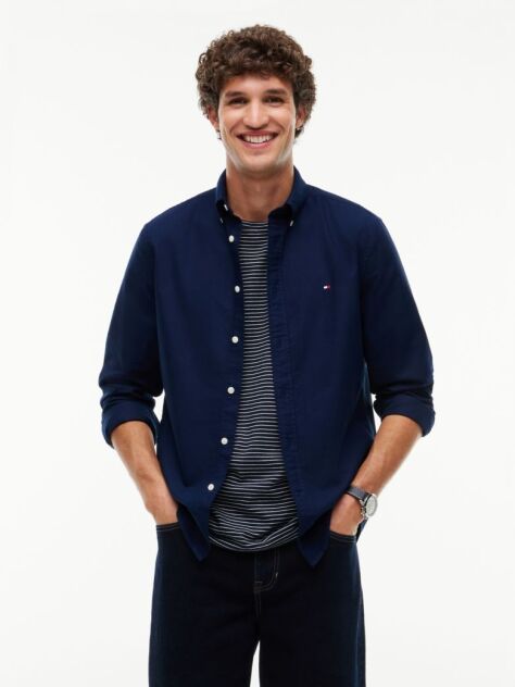Blue Camasa Oxford Regular Fit Heritage  Barbati
