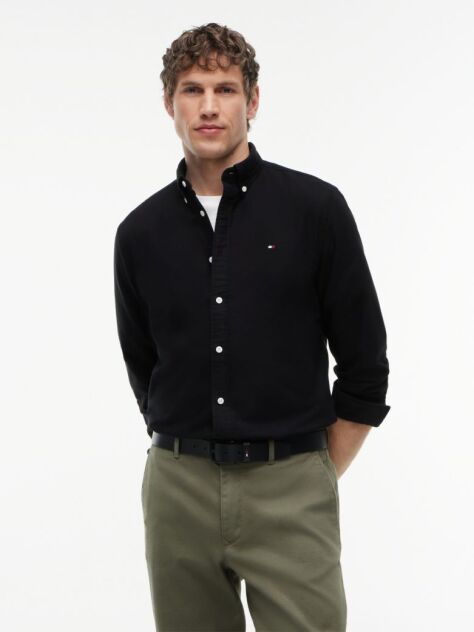 Black Heritage Regular Fit Oxford Shirt  Men