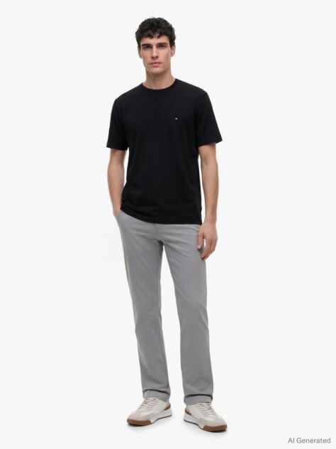 Negru Tricou Moisture Wicking  Barbati