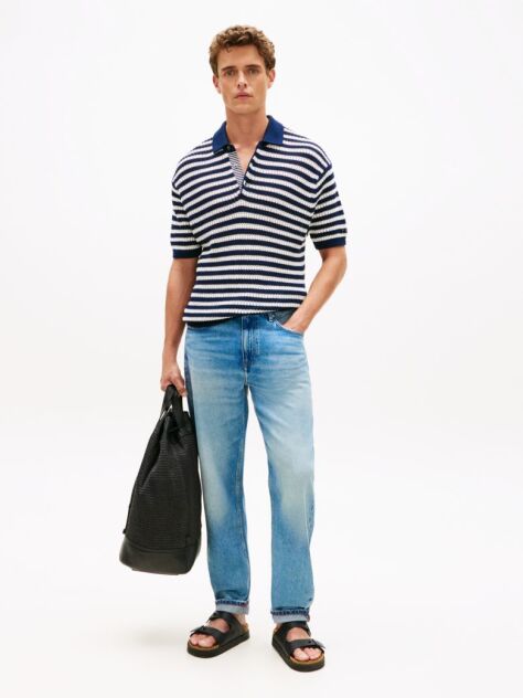 Blue Harlem Regular Tapered Leg Jeans  Men