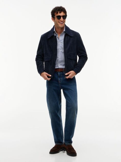 Multi Camasa Smart Casual Cu Croiala Slim Si Dungi  Barbati