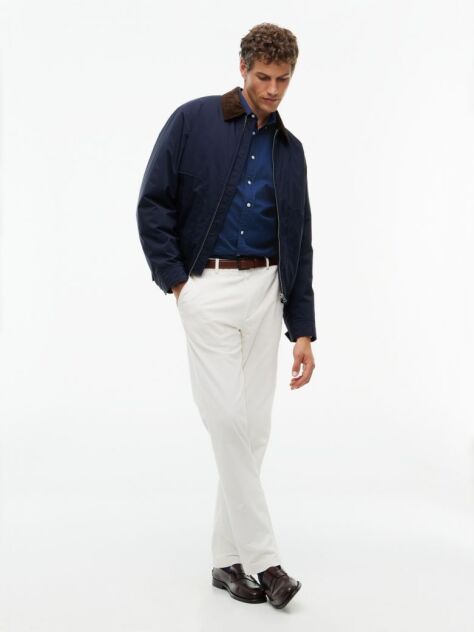 Blue Camasa Button-Down Dobby Cu Croiala Regular  Barbati