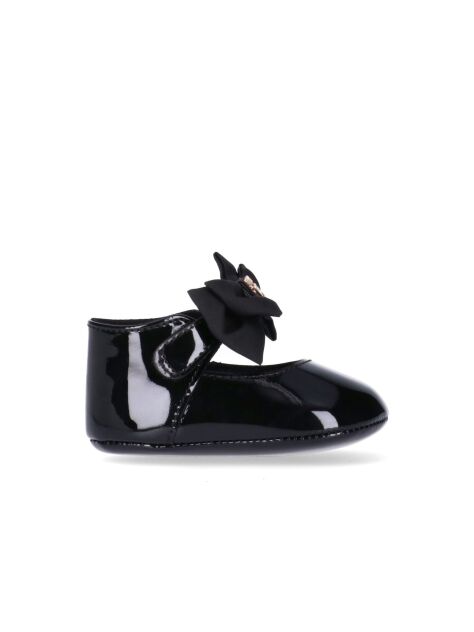 Negru Balerina Cu Velcro  Fete