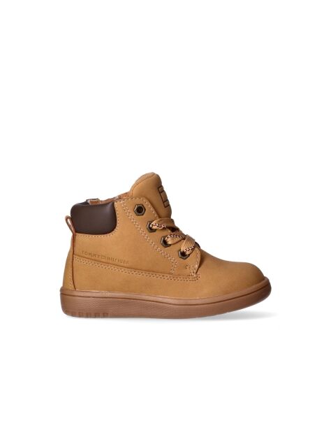 Yellow Lace-Up Bootie  Kids Unisex