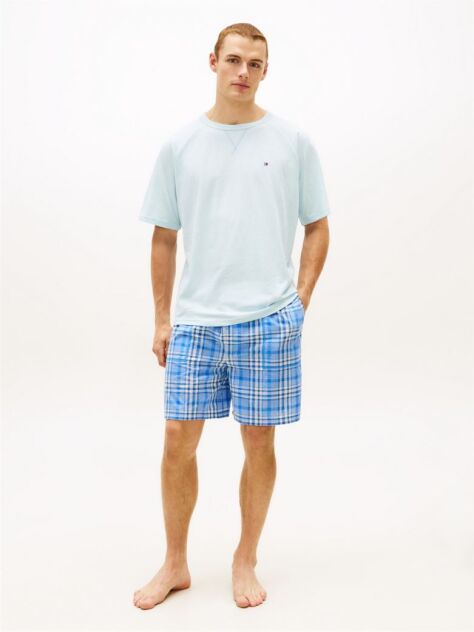 Multi Essential Set De Pijamale Cu Tricou Si Pantaloni Scurti  Barbati
