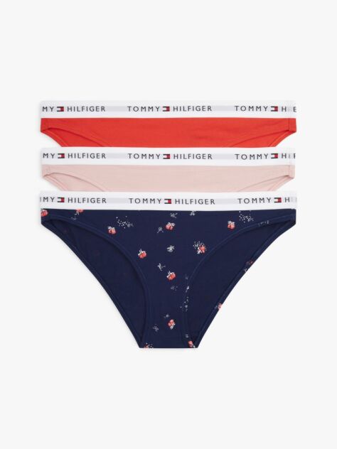 Multi 3-Pack Chiloti Din Bumbac Cu Logo Pe Talie  Femei