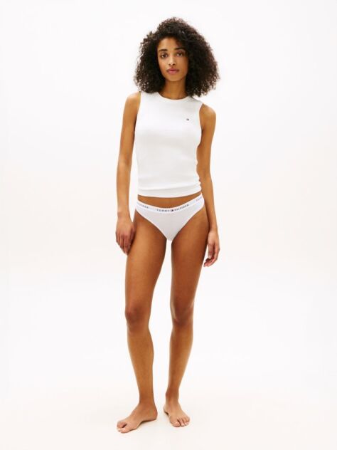 Multi Essential 3-Pack Repeat Logo Waistband Thongs  Women