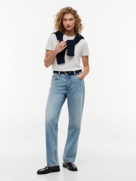 Alb Tricou Signature Cu Logo 1985 Collection   Femei