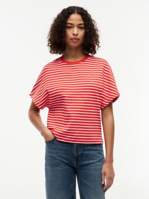 Multi Tricou Cu Guler Rotund Si Maneci Tip „Batwing”  Femei
