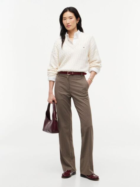 Multi Pantaloni Travel Bootcut Cu Croiala Slim  Femei
