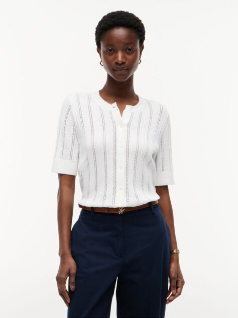 Blue Washed Slim Straight Chinos  Women