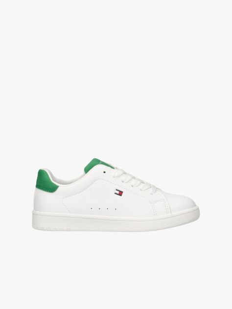 Alb Pantofi Sport Flag Cu Toc Contrastant  Copii unisex