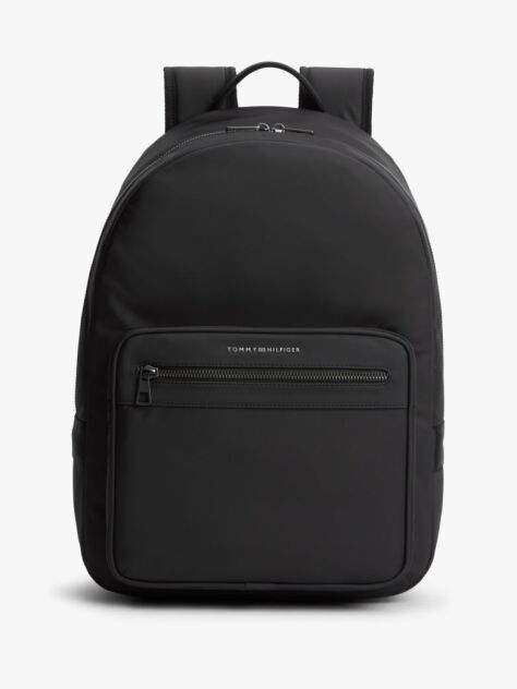 Black Hilfiger Flag Crossbody Reporter Bag  Men
