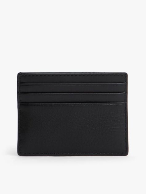 Negru Casual Portcard Din Piele  Barbati