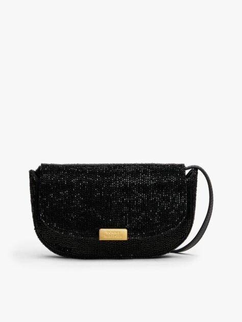 Negru Geanta Crossbody Din Piele  Femei