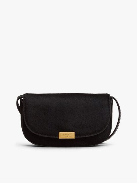 Negru Geanta Crossbody Din Piele  Femei