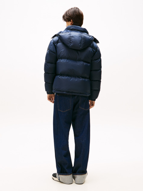 Blue Water Repellent Ripstop Alaska Puffer Jacket  Men