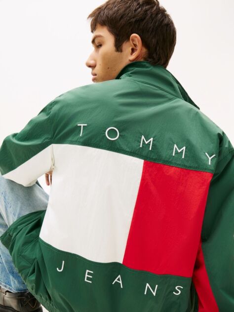 Green Flag Badge Back Logo Water Repellent Jacket  Men