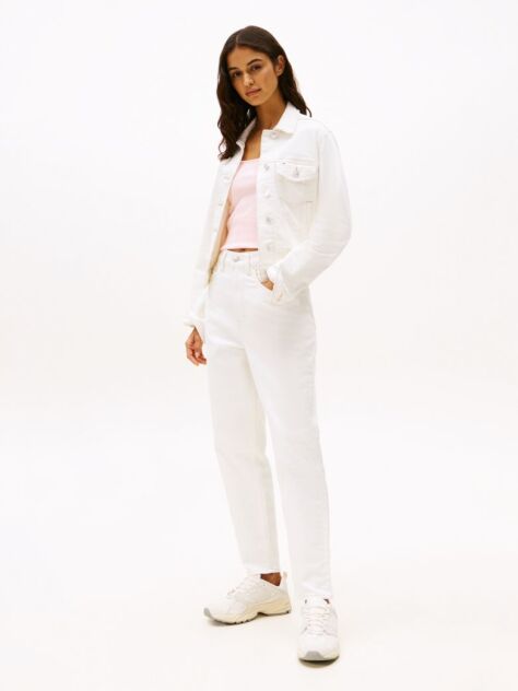 Denim Light Wash Ultra High Rise Mom Jeans  Women