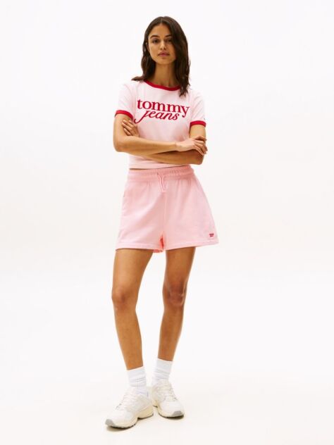 Pink Relaxed Sweat Shorts  Women
