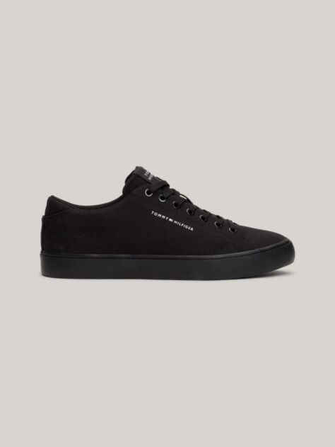 Negru Pantofi Sport Din Panza Cu Siret  Barbati